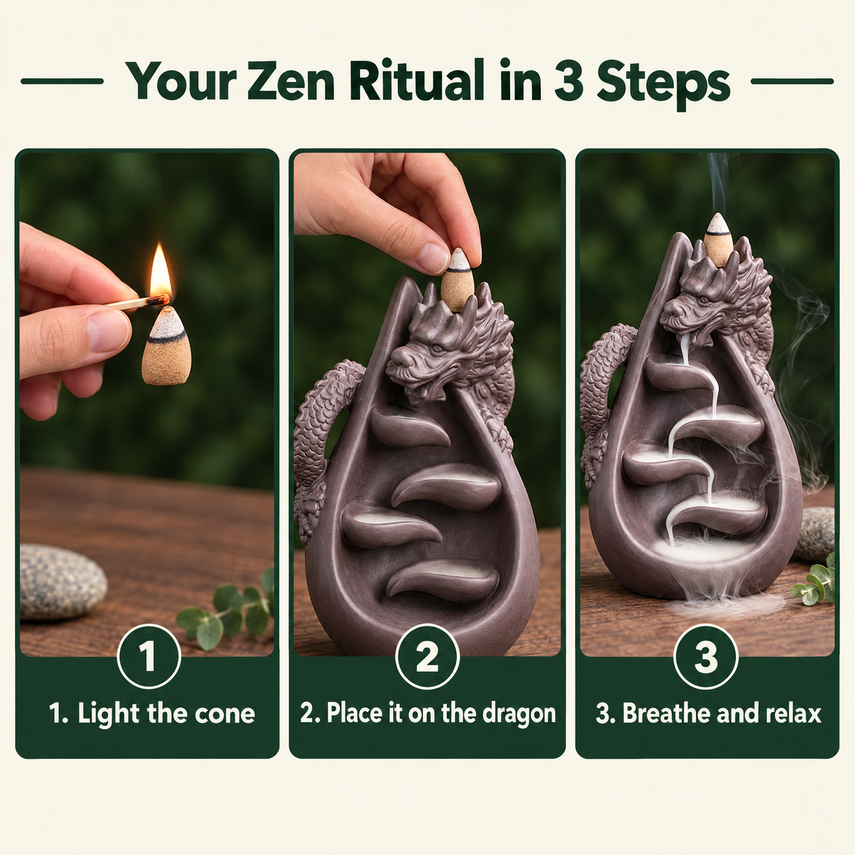 How to use in 3 steps